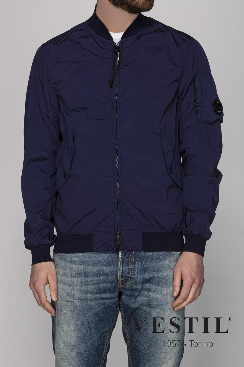 CP COMPANY MEN'S JACKET, BOMBER, BLUE