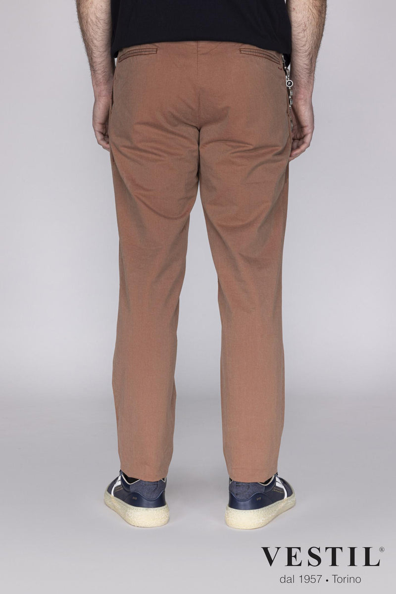PT01 brick red men's trousers 0000082378