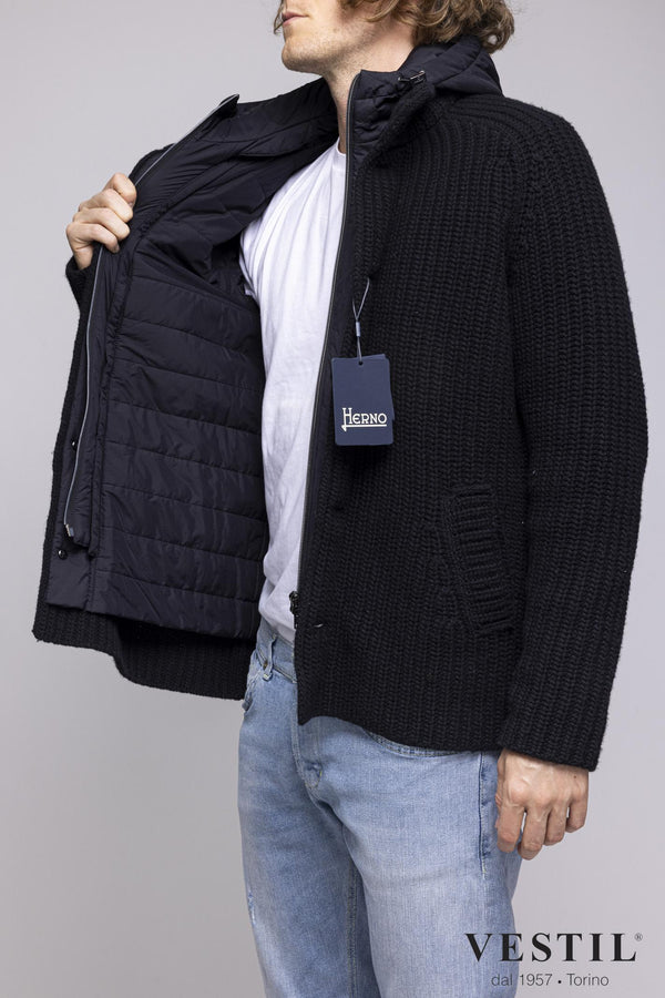 HERNO, men's black jacket