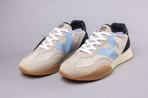 KEH.NOO, sports shoe, beige, men