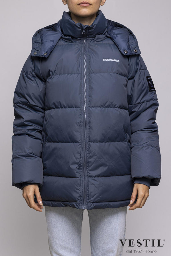 Puffer jacket - padded - high zip