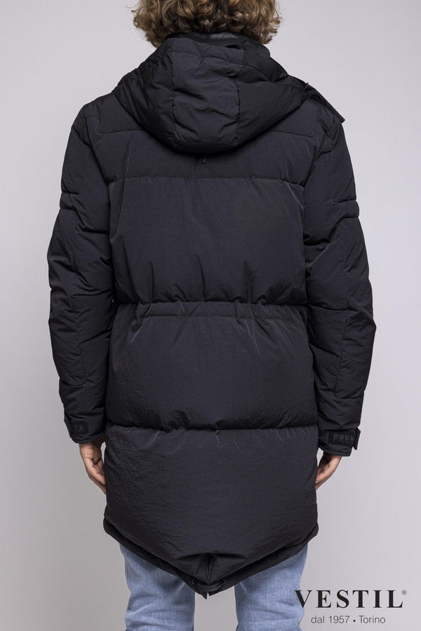 PREMIATA MEN'S JACKET, NYLON DOWN JACKET, BLACK