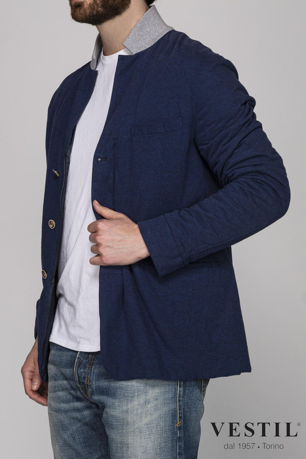 CAPOBIANCO, Men's blue jacket