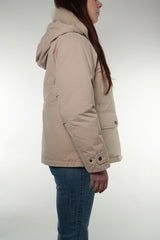 Artic short parka corto tasca pattina cappuccio e pelo staccabili zip CFWWOU1071FRUT3780 7404 Woolrich 