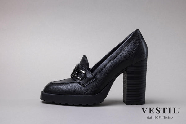 Hogan, classic shoe, black, women