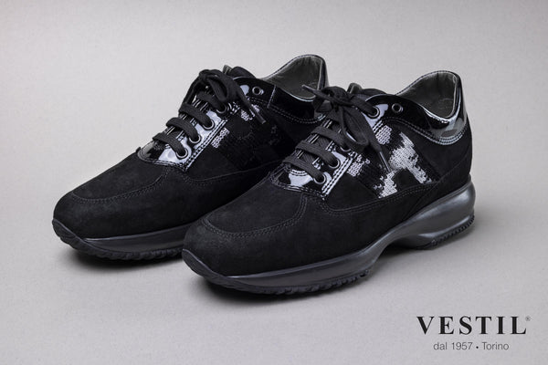 Hogan, sports shoe, black, women