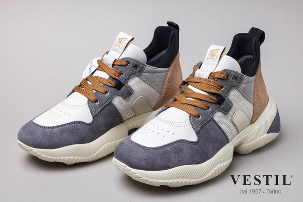 Hogan, sports shoe, gray brown, women
