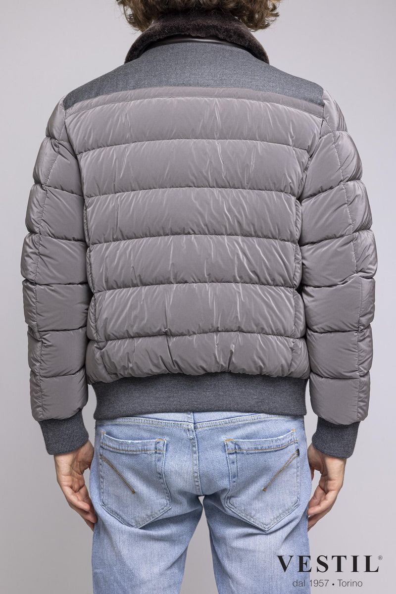 MEN'S MOORER JACKET, GOOSE DOWN, BEIGE 