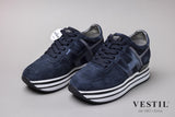 Hogan, sports shoe, blue, women