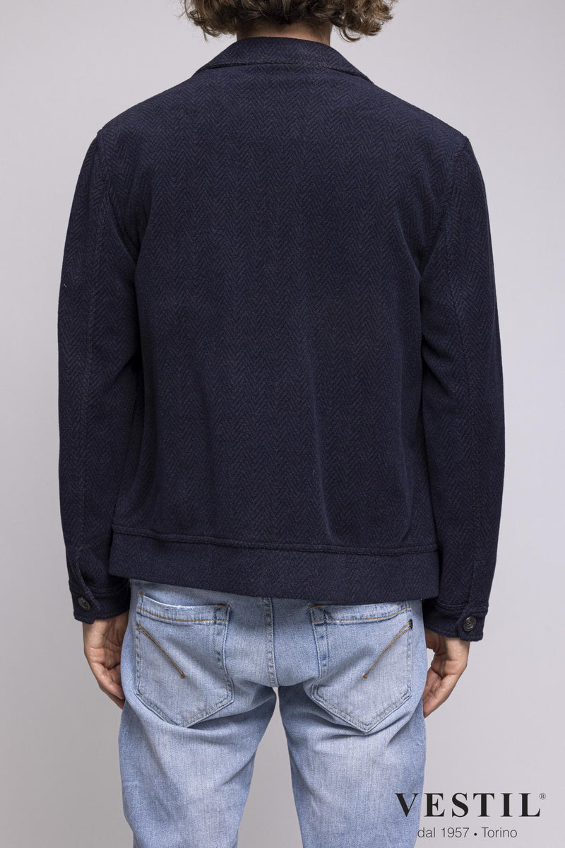 buttons - patch pocket - work jacket - straight bottom