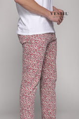 13 america pocket, slim fit, stretch, flower pattern