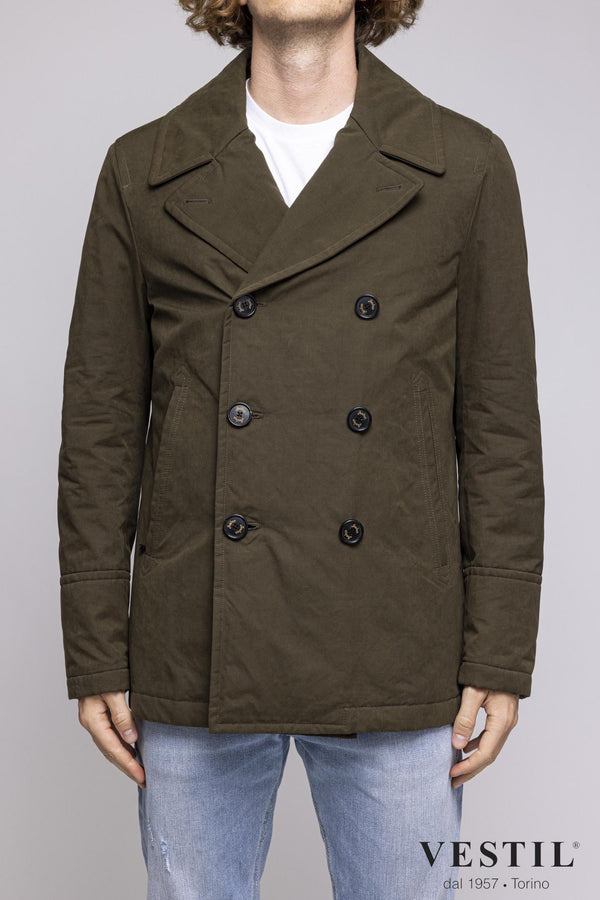 MEN'S SEALUP JACKET, AMALFI PEACOAT, WOOD