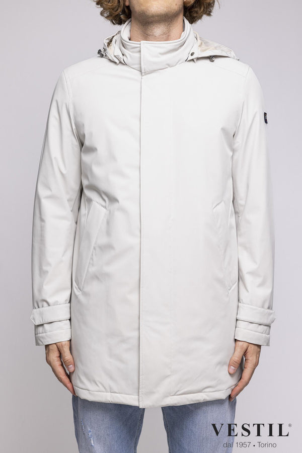 PAUL &amp; SHARK MEN'S JACKET, TECHNICAL FABRIC, WHITE 