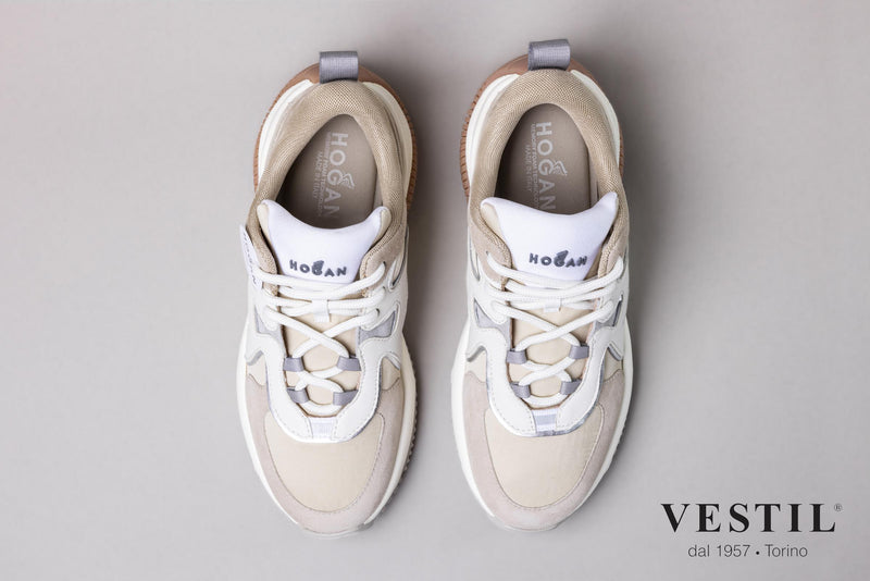 Hogan, sports shoe, butter beige, women
