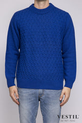 PRESIDENT'S Maglia Uomo 533C9571510 WOOLBLENDNWEBLUE PRESIDENT'S 
