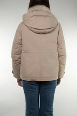 Artic short parka corto tasca pattina cappuccio e pelo staccabili zip CFWWOU1071FRUT3780 7404 Woolrich 