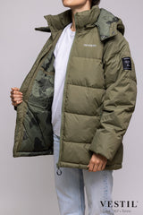 Puffer jacket - imbottito - cappuccio - zip