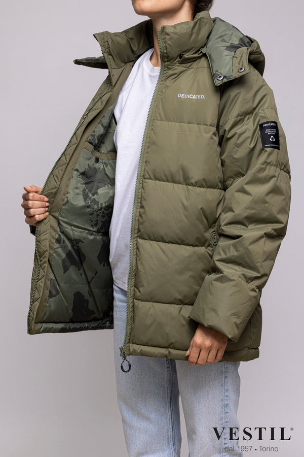 Puffer jacket - padded - hood - zip