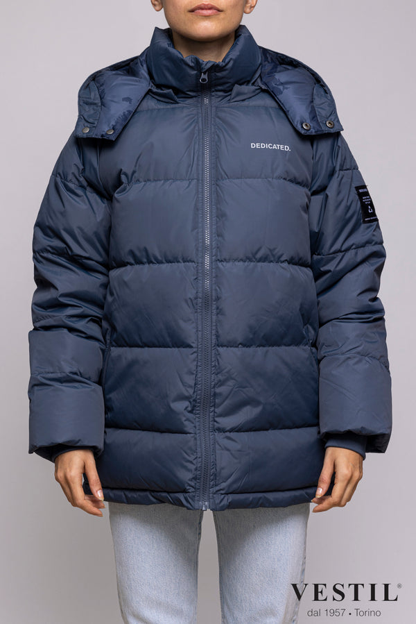 Puffer jacket - padded - high zip