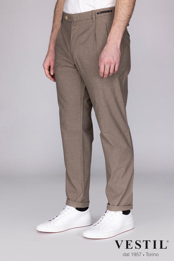 PT01 light brown men's trousers