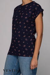 ECOALF, women's blue t-shirt