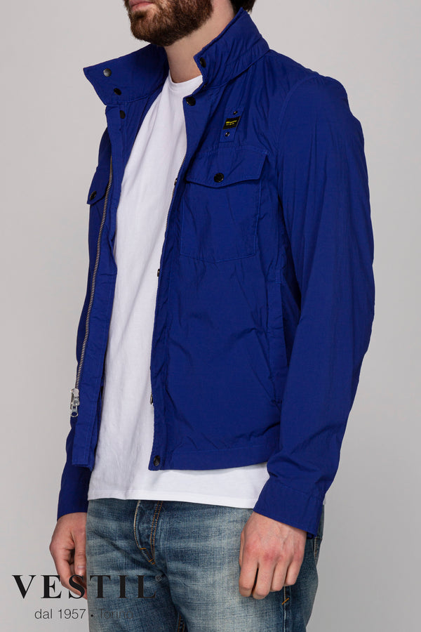 BLAUER, men's electric blue jacket