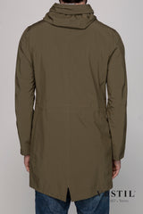SHIBUYA, men's military green jacket