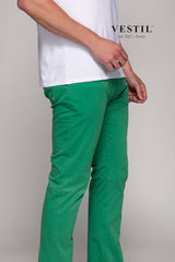 PT05, pantalone verde acceso uomo.
