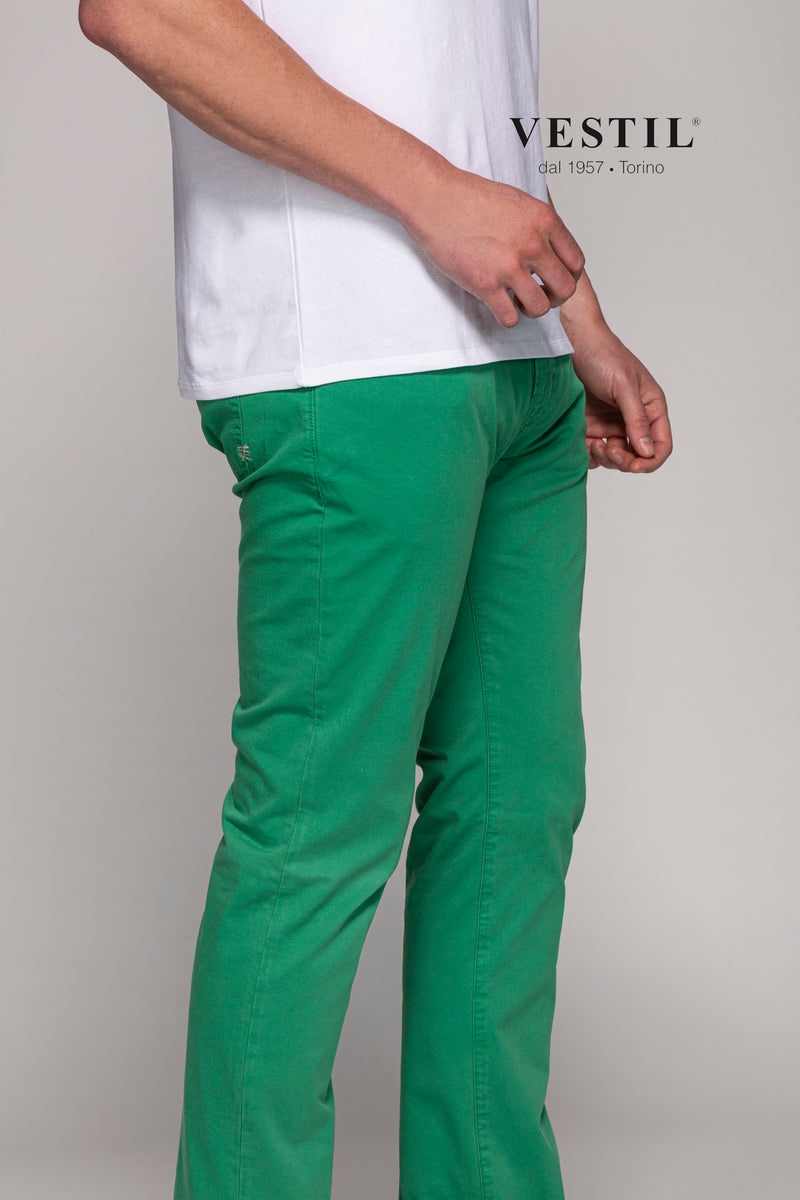 PT05, bright green men's trousers.