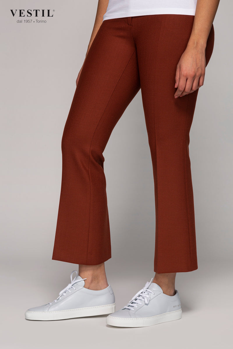 PT01, women's brick trousers