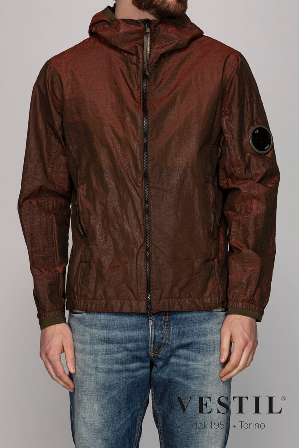 CP COMPANY, men's burgundy jacket