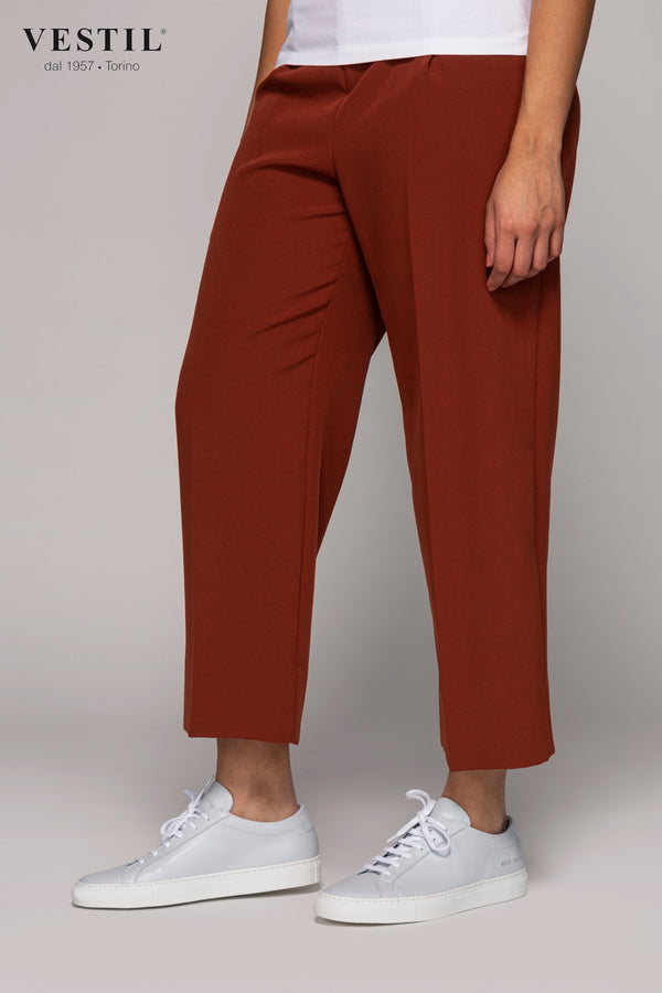 NIU, women's brick trousers
