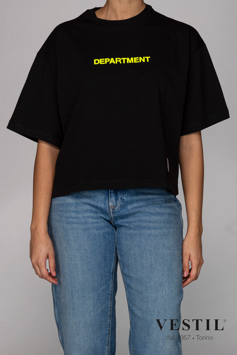 DEPARTMENT 5, black women's t-shirt