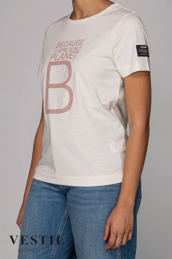ECOALF, T-shirt bianca donna