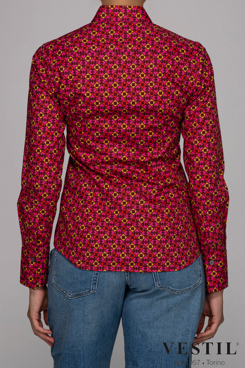CALIBAN, women's fuchsia shirt