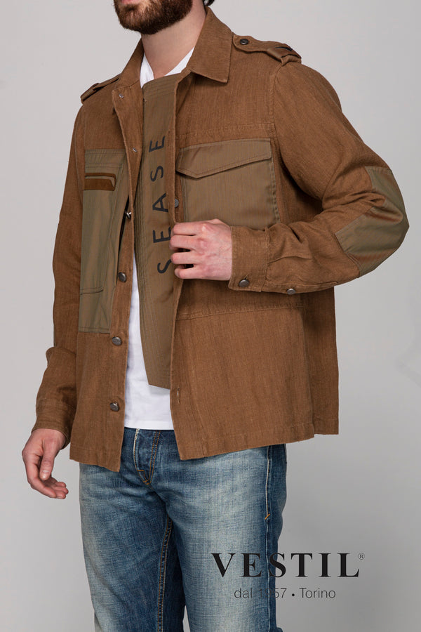 SEASE, jacket, brown, man