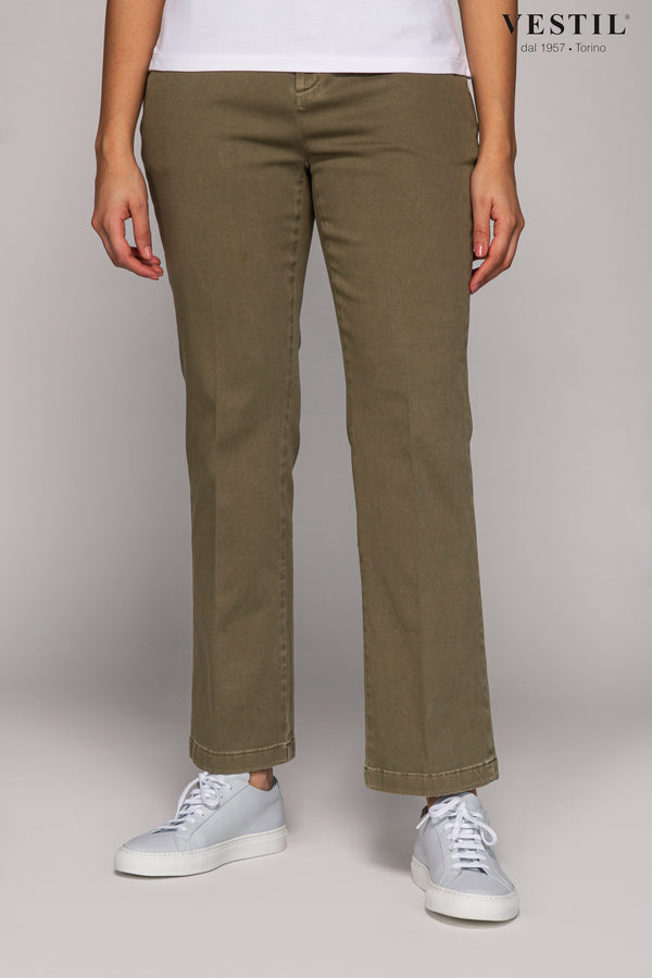 DEPARTMENT 5, pantalone verde militare donna