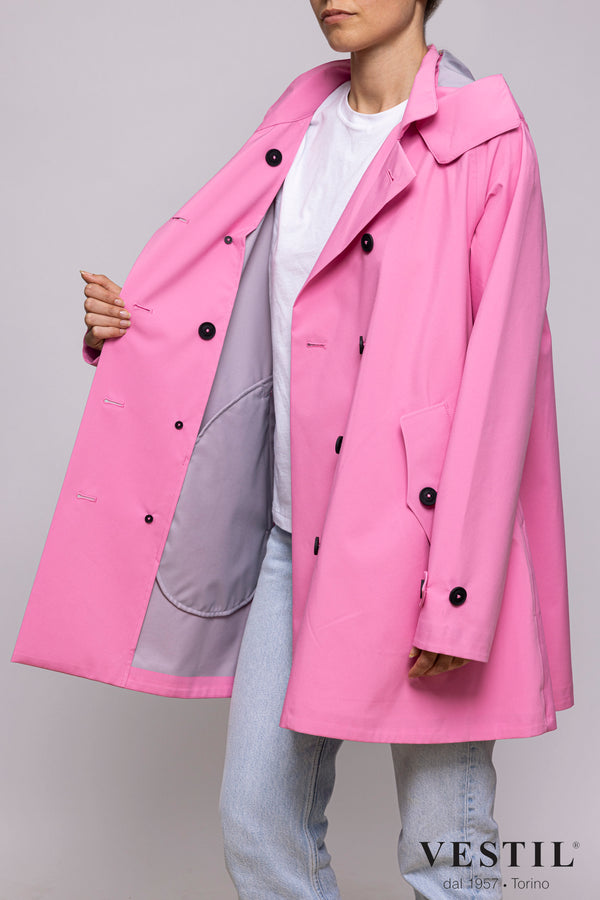 2Short Breasted Trench Coat