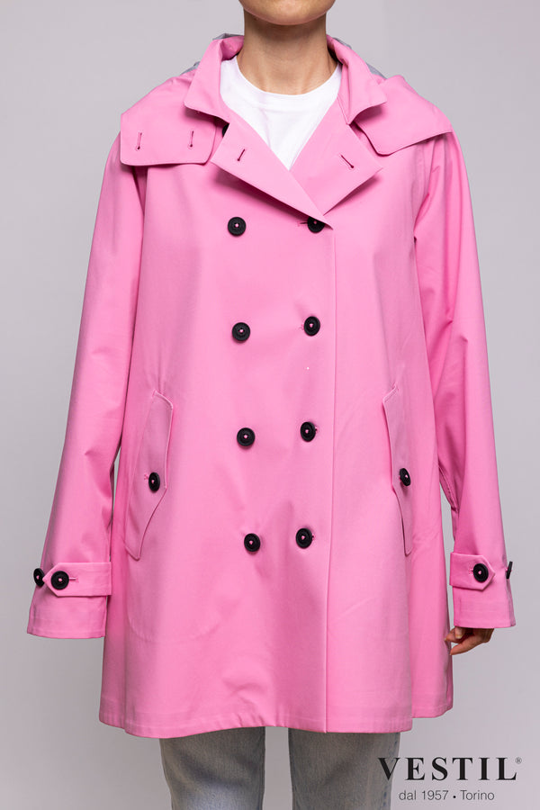 2Short Breasted Trench Coat